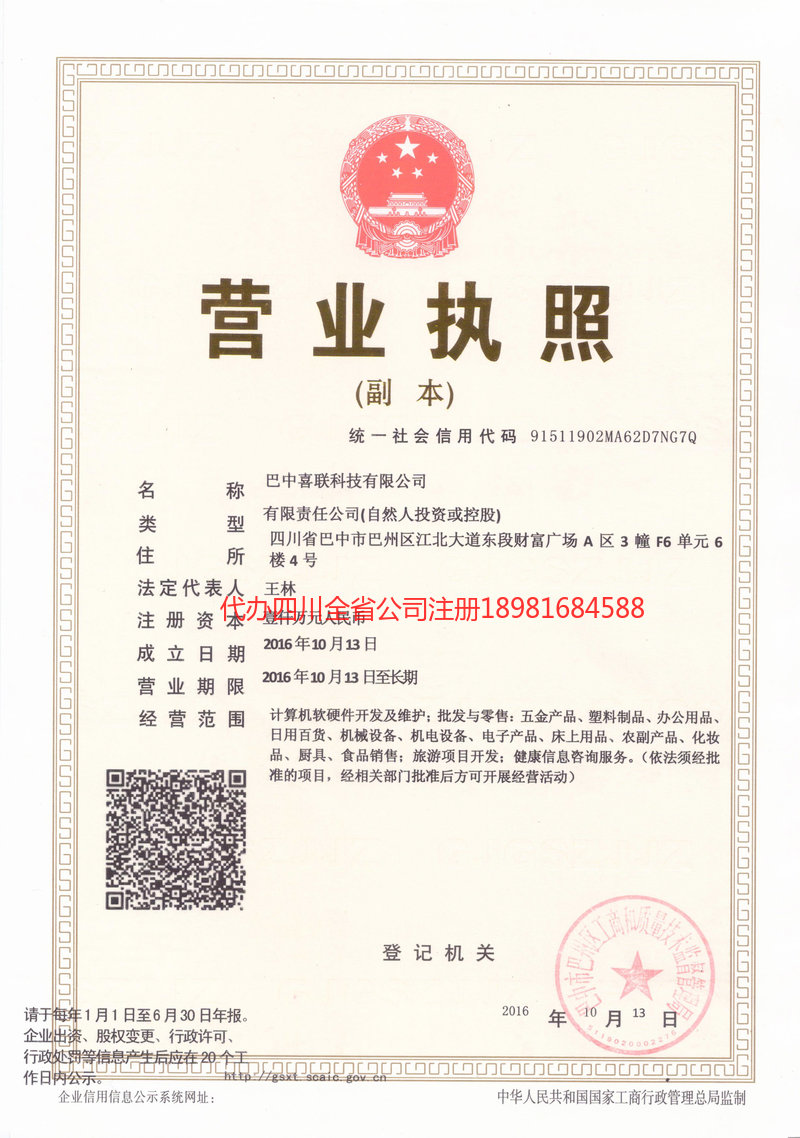 揭阳揭阳喜联科技有限公司